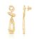 Brinco Longo Dourado Organico com Madreperola – BR01060111DOMP